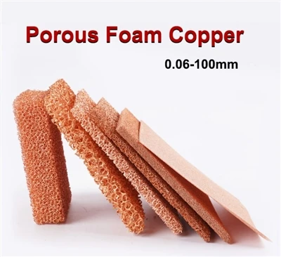 Copper foam is a metal material with a three-dimensional porous structure